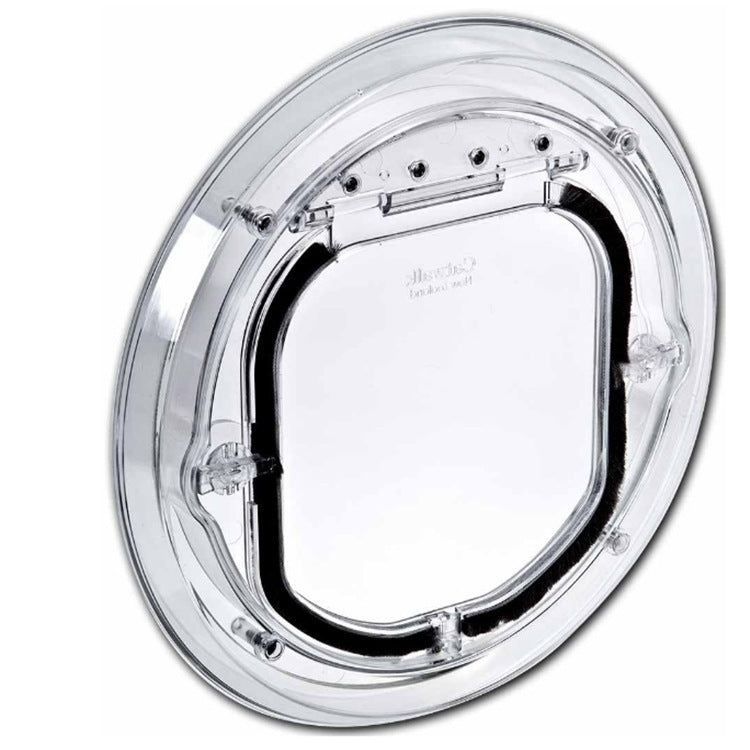 Round Pet Door – Easy Access for Cats & Small Dogs!.