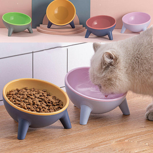 Elevated Cat & Dog Bowl with Stand – Stylish & Ergonomic Pet Feeder!