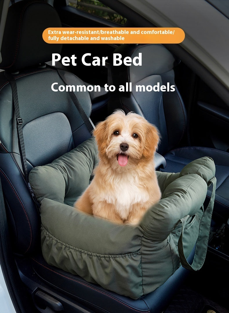 Pet Car Seat & Bed – Ultimate Comfort & Safety for Your Furry Friend!.