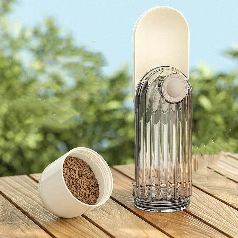 2-in-1 Portable Pet Water & Food Cup