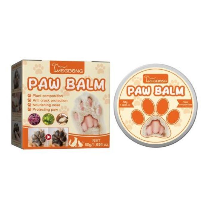 Natural Paw Balm for Dogs & Cats – Soothes & Protects Dry Paw Pads.