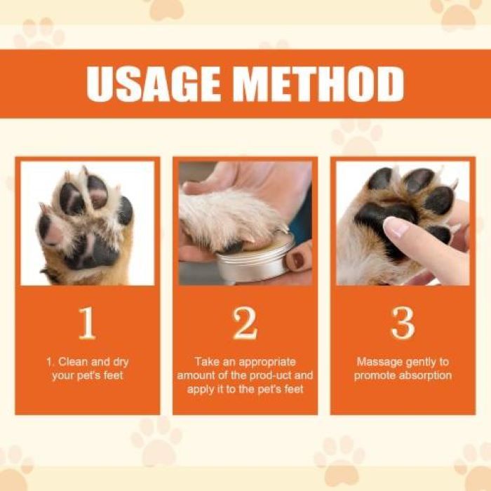 Natural Paw Balm for Dogs & Cats – Soothes & Protects Dry Paw Pads.