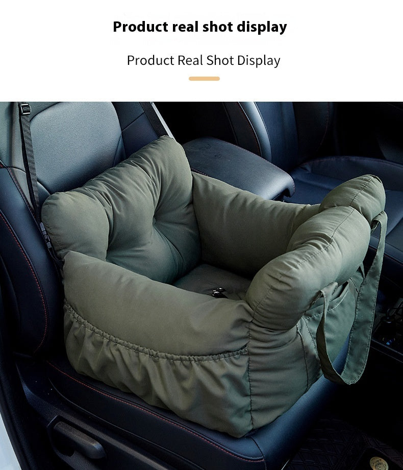 Pet Car Seat & Bed – Ultimate Comfort & Safety for Your Furry Friend!.