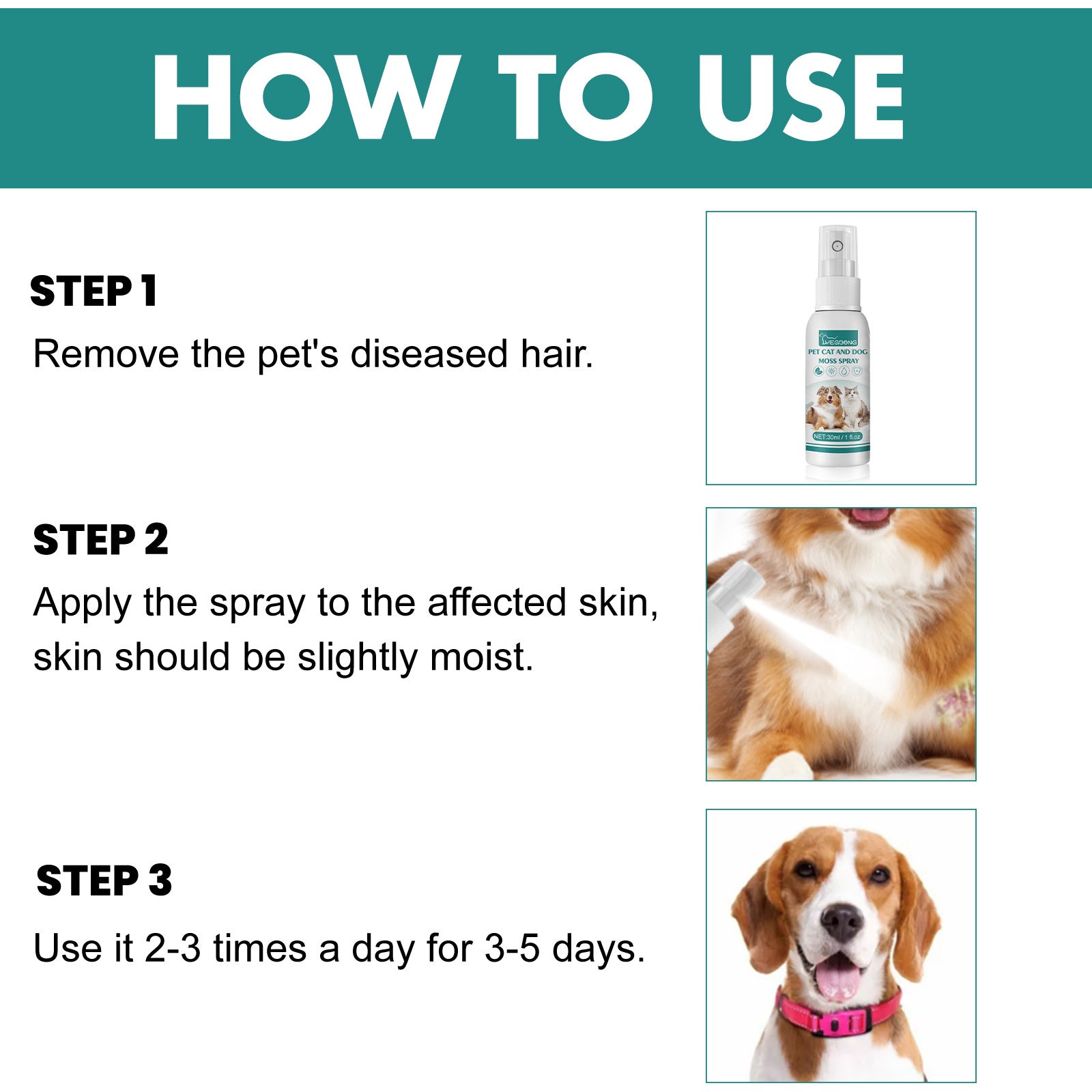 Pet Skin Relief Spray – Fast Itch & Mite Treatment for Cats & Dogs!.